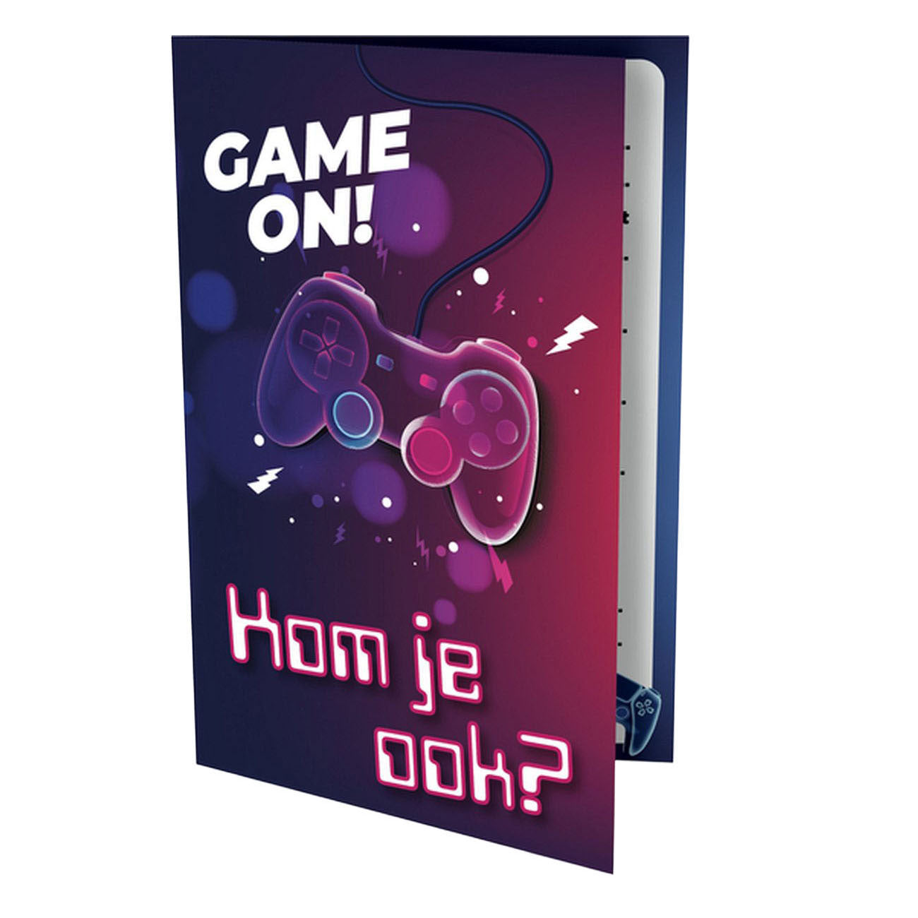 - Uitnodigingen - Game On 6 stuks