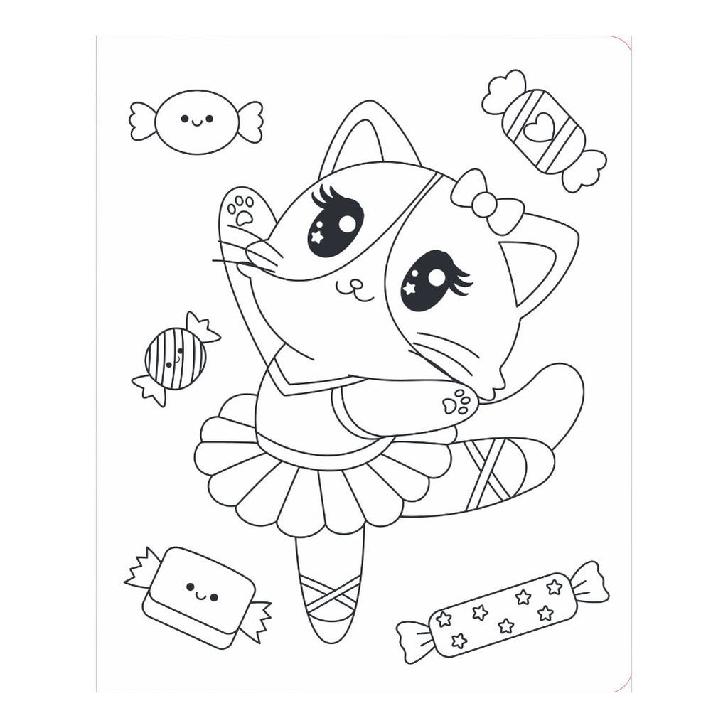 - Kawaii 4 In 1 Doeboek | 2 stuks