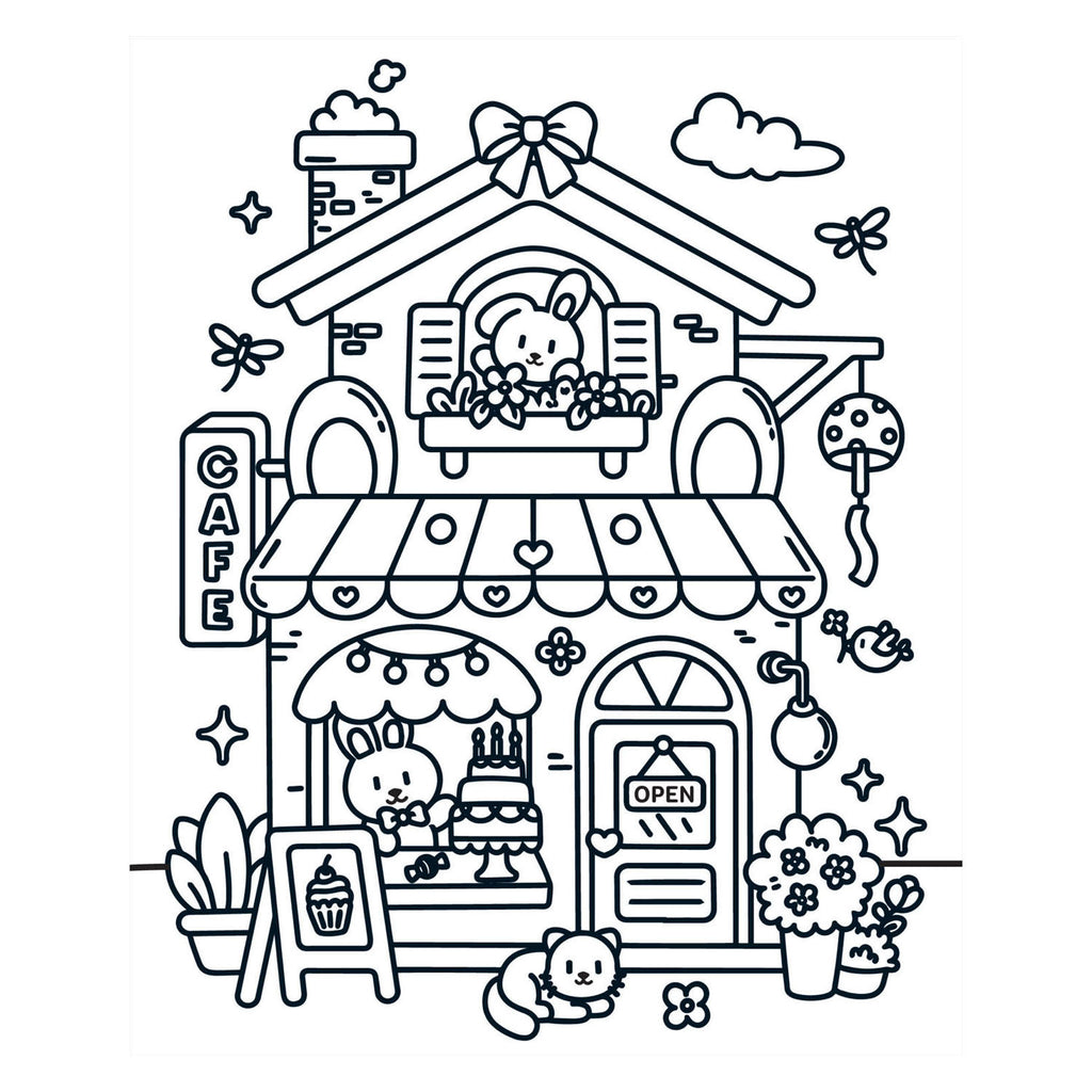 - Cozy Kleurboek - Cozy Escapes Nieuw