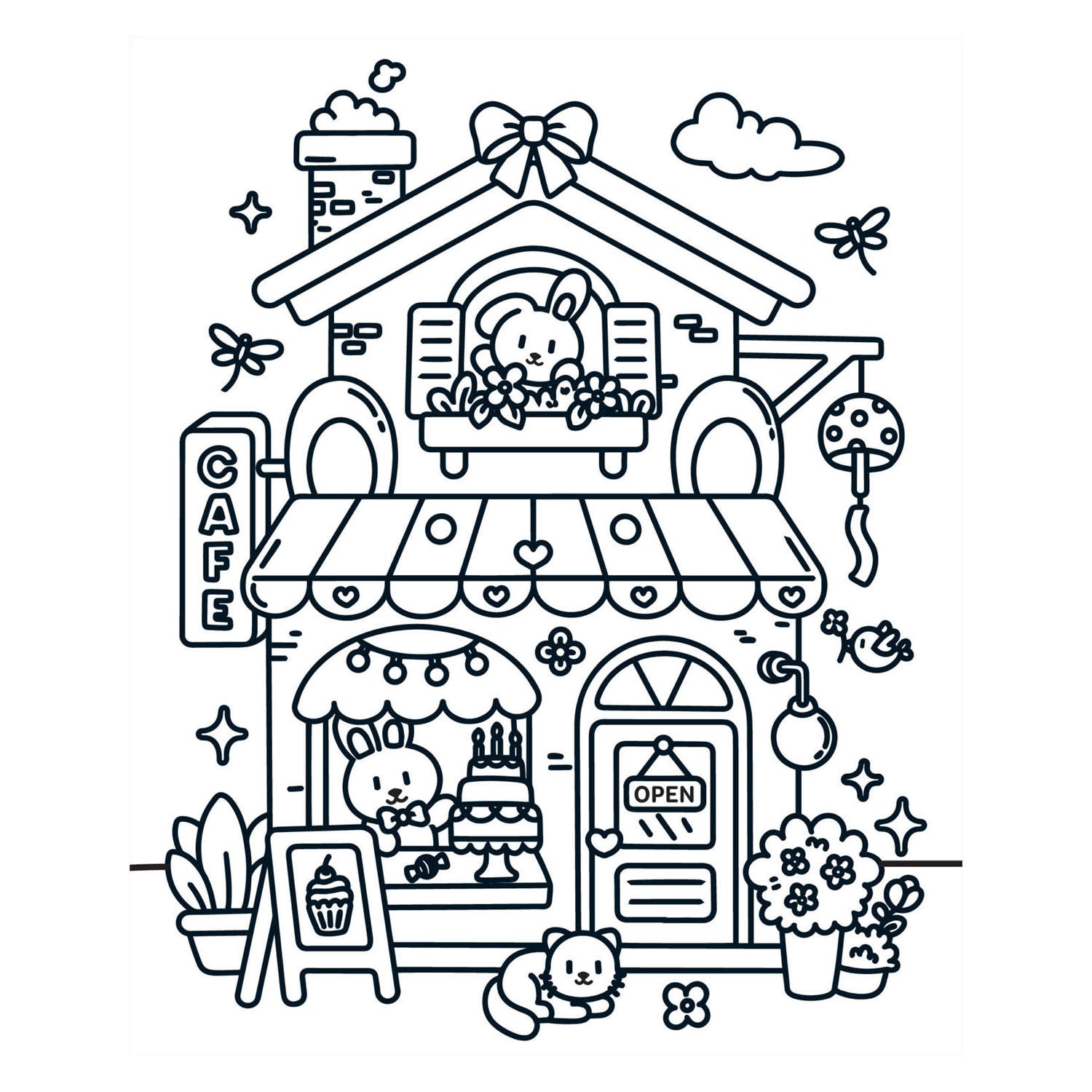 - Cozy Kleurboek - Cozy Escapes Nieuw