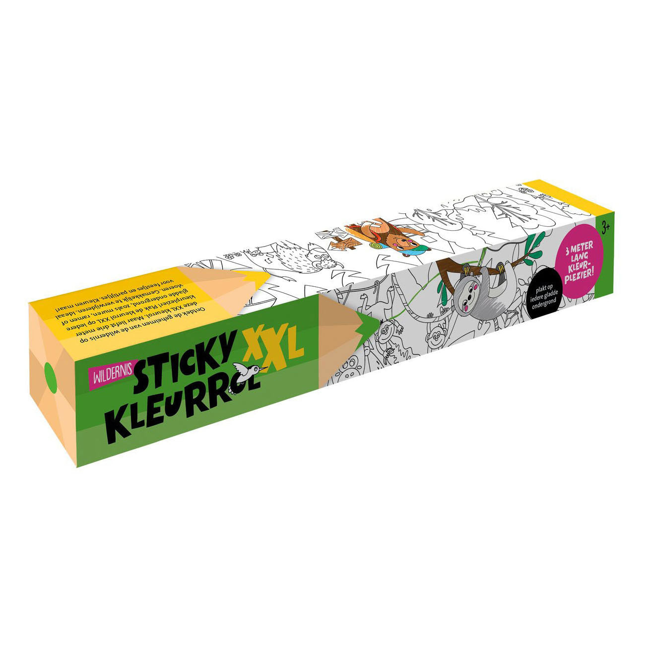- Sticky Kleurrol XXL 3 Meter - Wildernis