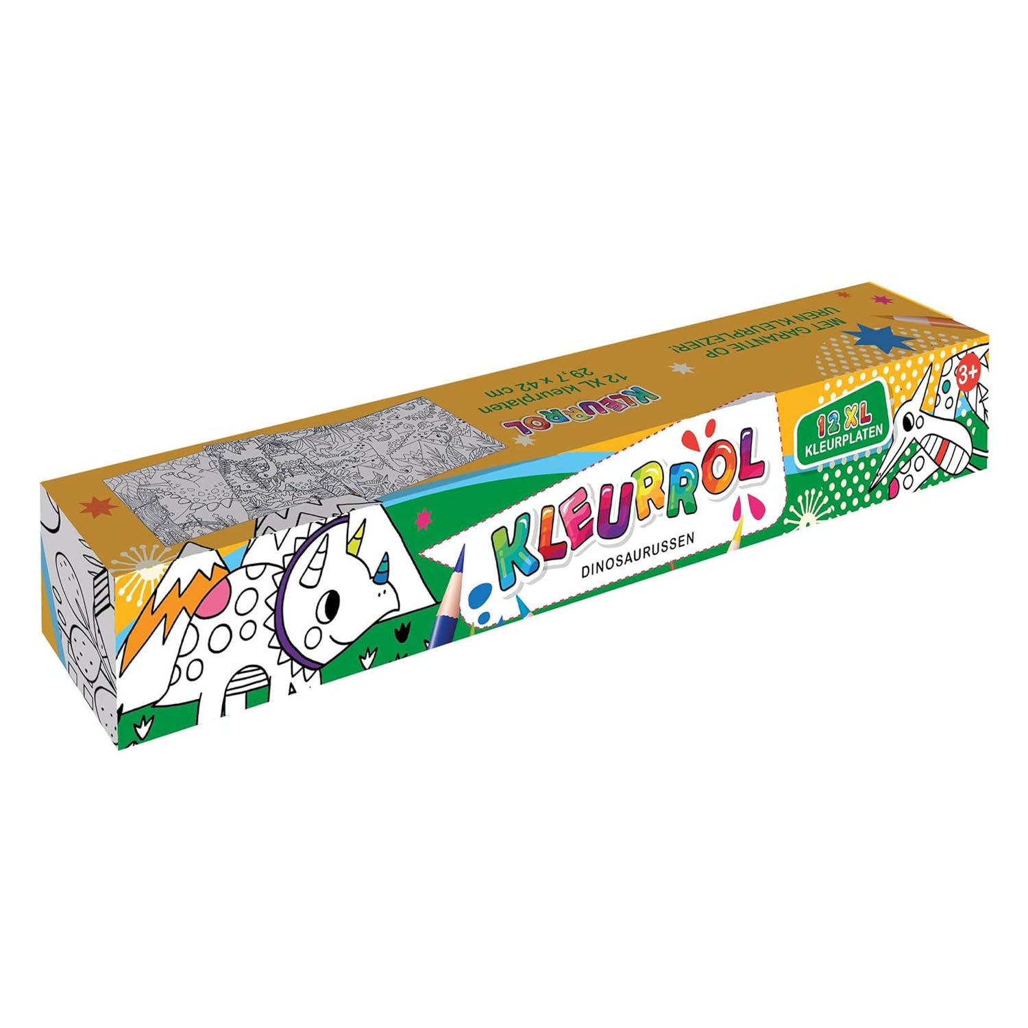 - Kleurrol XL - Dinosaurussen