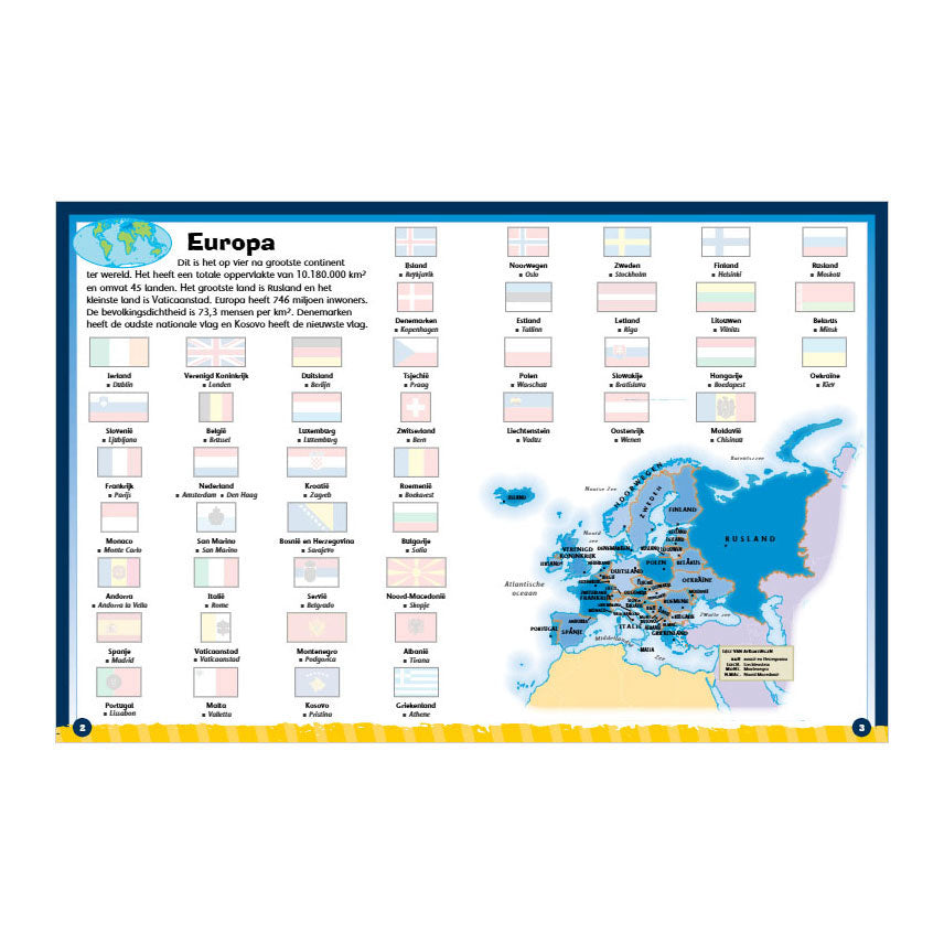 - Stickerboek Vlaggen van de Wereld