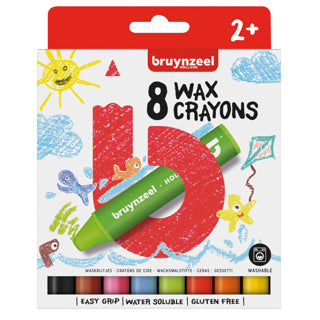 Bruynzeel - waskrijtjes dik 8 stuks | 3 stuks
