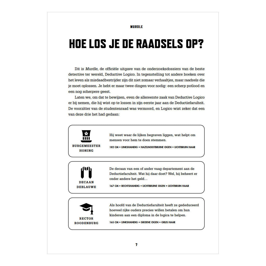 Centraal Boekhuis - Centraal Boekhuis Murdle - meer huiveringwekkende moordmysteries voor slimme detectives