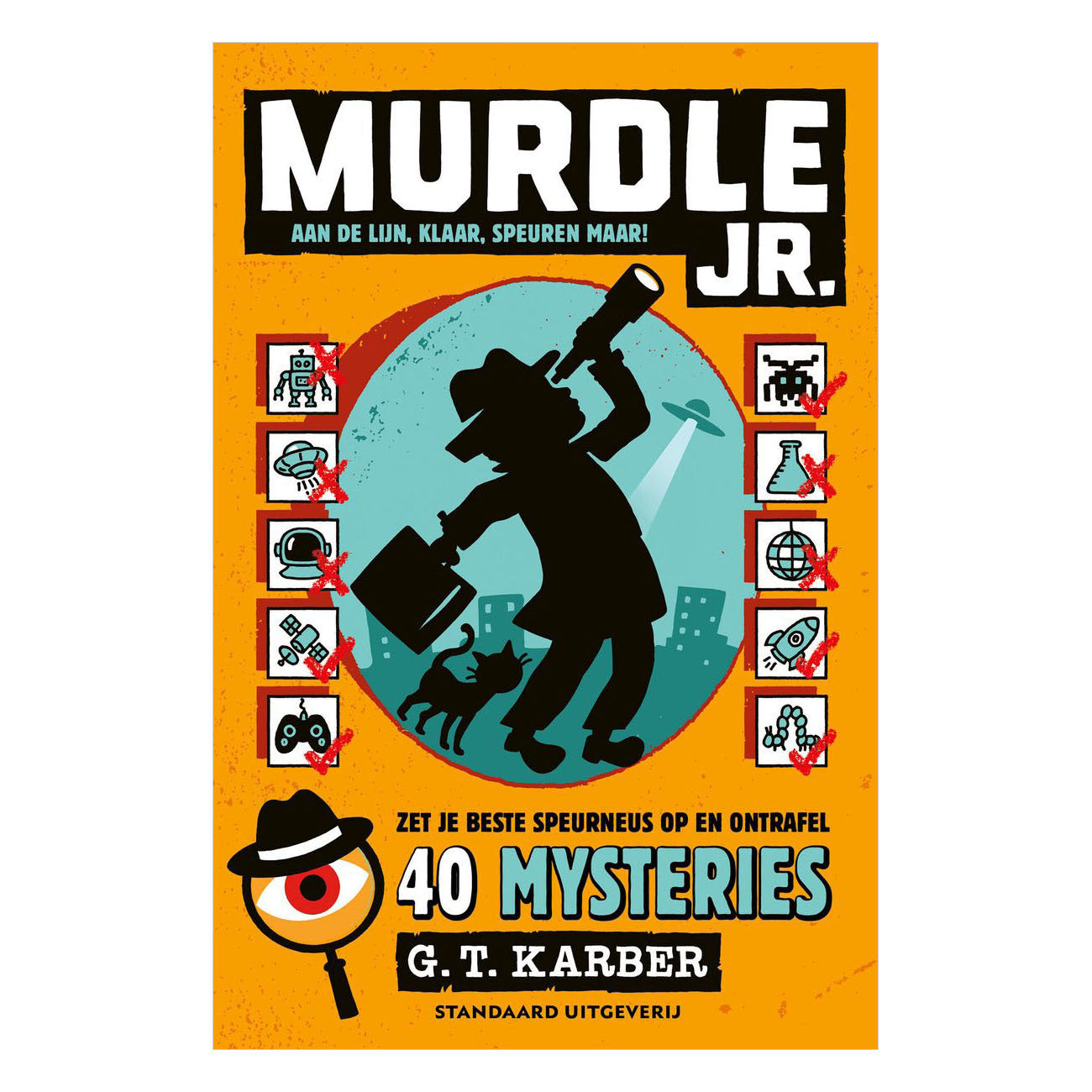 Centraal Boekhuis - Centraal Boekhuis Murdle jr - puzzelboek 2 aan de lijn klaar speuren maar!