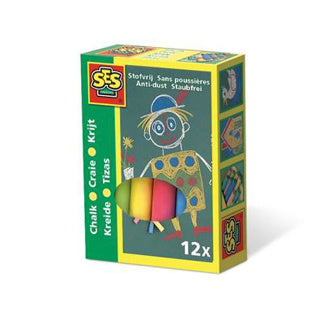 Ses krijt gekleurd 12 stuks