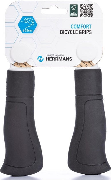 Herrmans Ergo 84b noir 120 mm - poignée de vélo