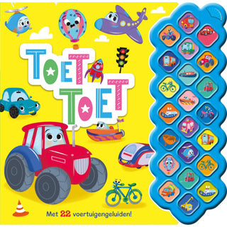 Rebo Publishers - Rebo Publishers Geluidenboek toet-toet 22 geluiden