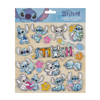Undercover foam stickers met glittereffect stitch | 6 stuks