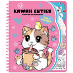- Kawaii 4 In 1 Doeboek | 2 stuks
