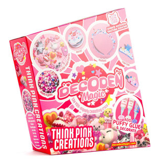 Gear2play decoden magic - deluxe: think pink creations puffylijm knutselpakket