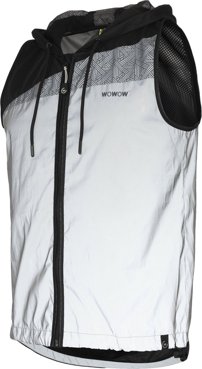 Wowow fietsjack unisex volledig reflecterend met capuchon - cross hill jacket xxl