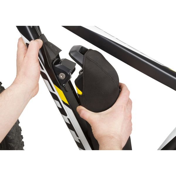 Messingschlager - Messingschlager Neopreen beschermhoes m-wave voor e-bike batterij - zwart
