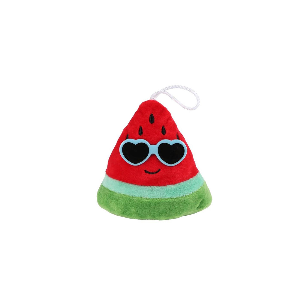 - Fluffy Menu fruit pluche + zonnebril 6cm