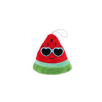 - Fluffy Menu fruit pluche + zonnebril 6cm