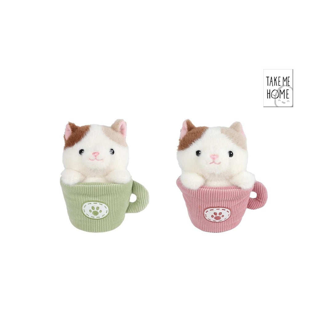 - Take Me Home poes in mok pluche 18cm