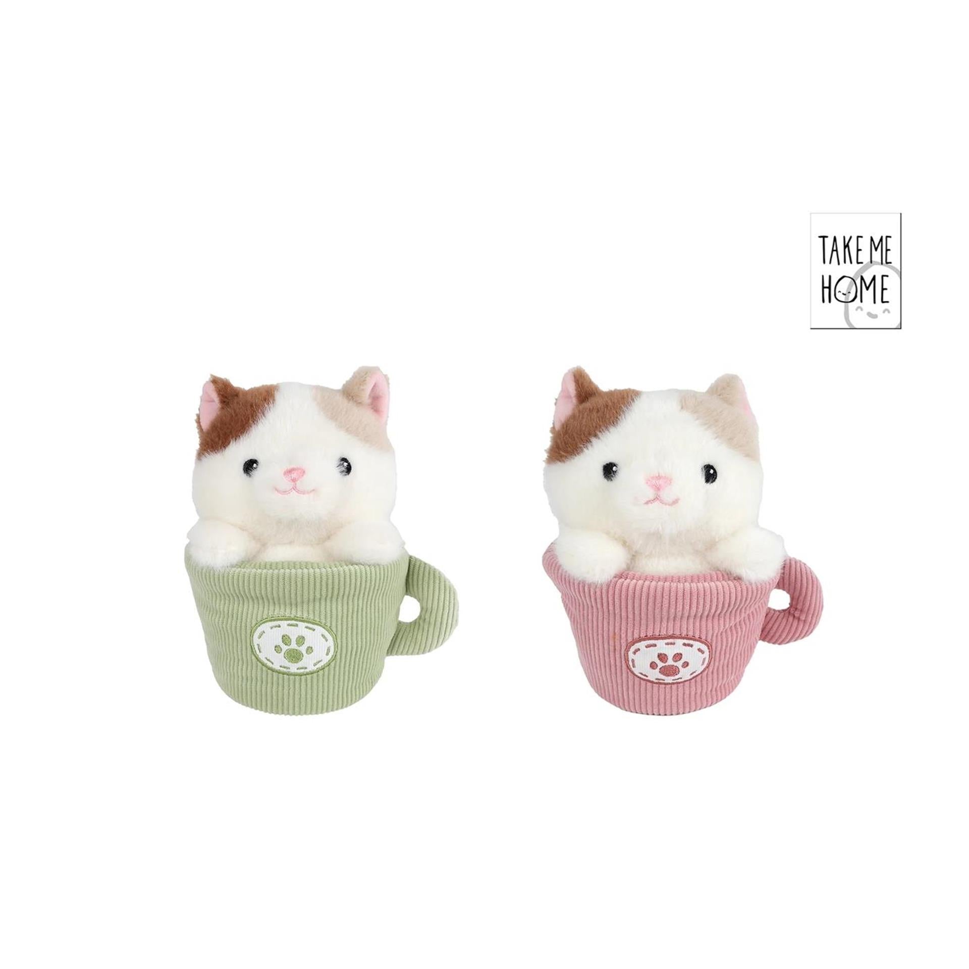 - Take Me Home poes in mok pluche 18cm