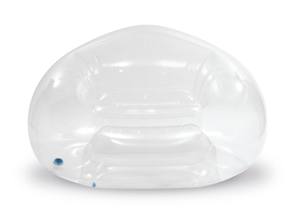 Intex Beanless Bag opblaasstoel transparant