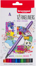 Bruynzeel fineliners, 12st.