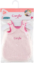 Corolle pluche slaapzak poppen roze 30cm - accessoire voor poppen.