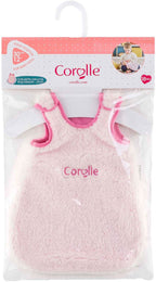 Corolle pluche slaapzak poppen roze 30cm - accessoire voor poppen.