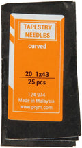 Creativ company borduurnaalden l: 43 mm 20 met scherpe punt 25stuks