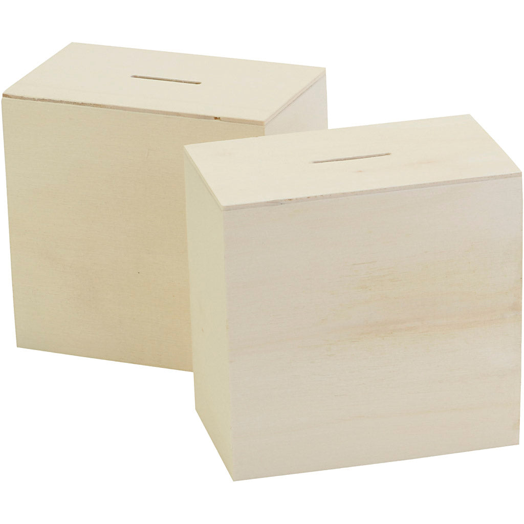 Creativ Company - Creativ Company Https://www.cchobby.nl/houten-spaarpot-afm-10x10x6-cm-10-stuk-1-doos