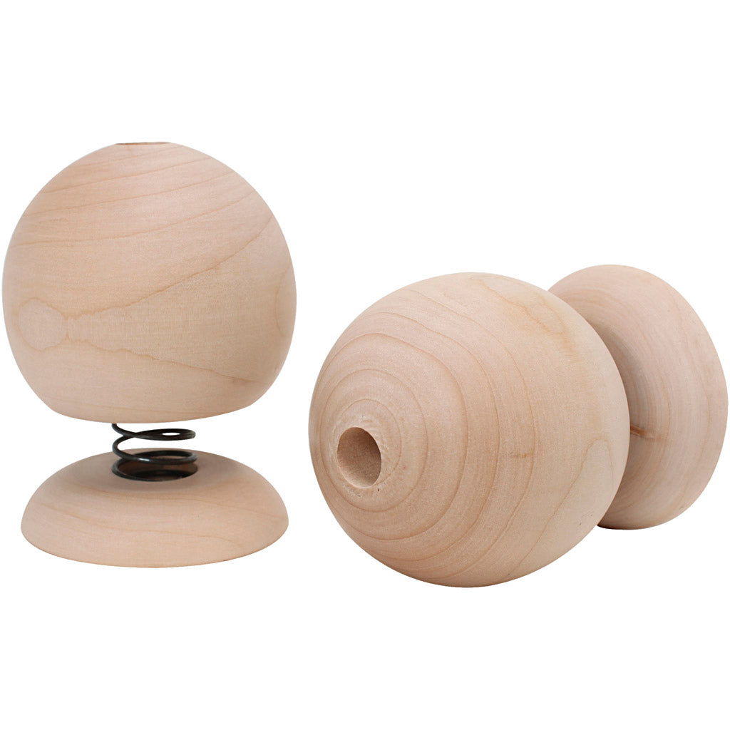 Creativ Company - Creativ Company Https://www.cchobby.nl/houten-stuiterfiguur-h-75-mm-d-50-mm-12-stuk-1-doos