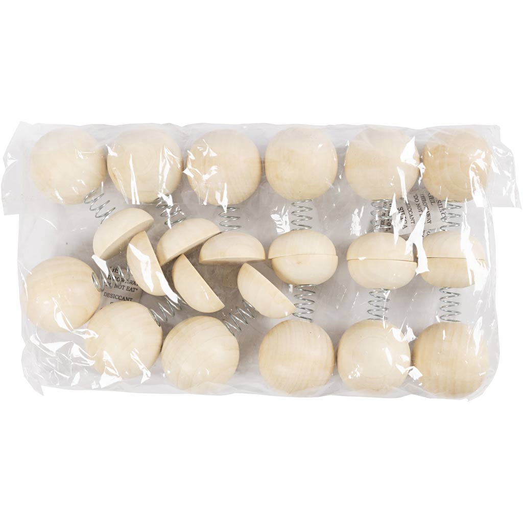 Creativ Company - Creativ Company Https://www.cchobby.nl/houten-stuiterfiguur-h-75-mm-d-50-mm-12-stuk-1-doos