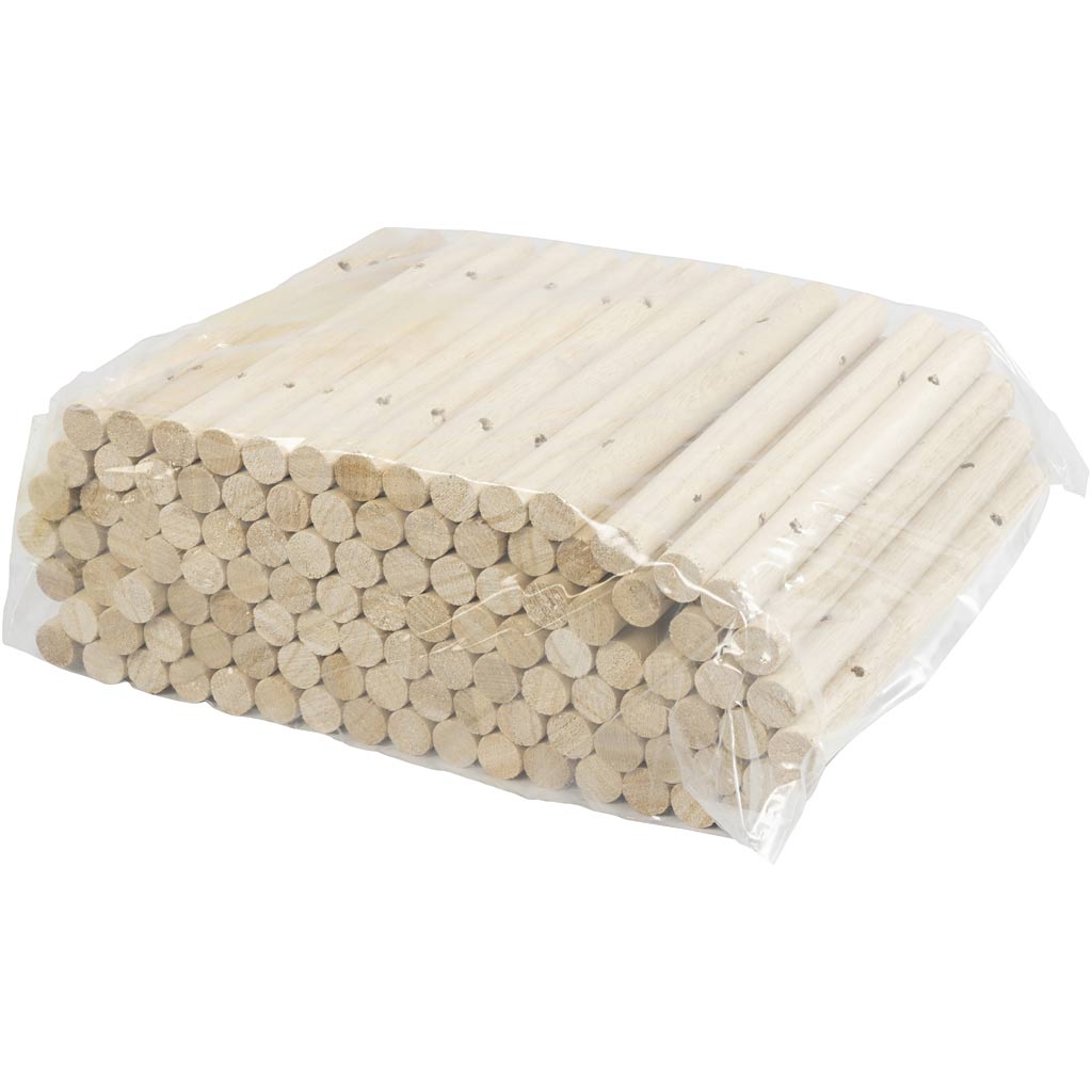 Creativ Company - Creativ Company Https://www.cchobby.nl/houten-staven-voor-onderzetter-d-14-15-mm-afm-18-cm-gatgrootte-4-mm-108-stuk-1-doos