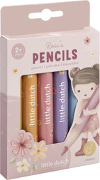 Little Dutch - Little Dutch potloden rosa - 6 stuks