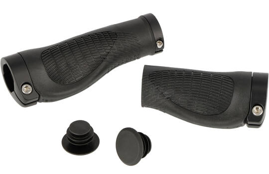 Trivio - Trivio - fiets handvatten nexus 128/95 rubber ergonomisch lock-on zwart