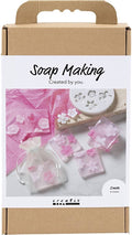 Creativ company hobbyset zeep maken bloemen roze