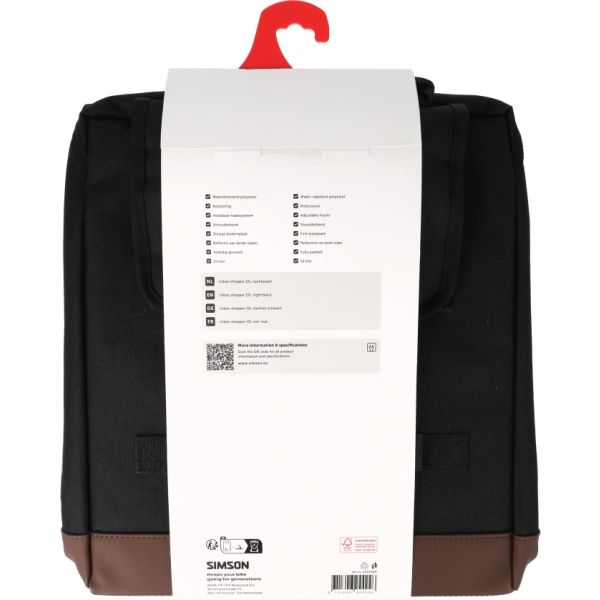 Rema Tip Top Nederland B.V. - Rema Nederland B.V. Tas simson urban enkel | zwart | 15l