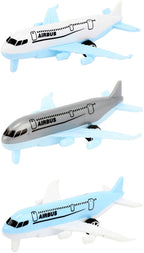 Toi-toys vehicool airbus vliegtuigen - 3st.