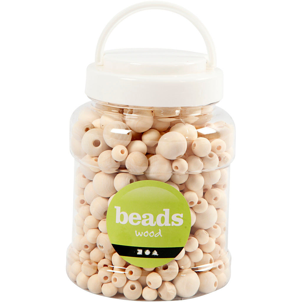 Creativ Company - Creativ Company Https://www.cchobby.nl/houten-kralen-d-8-10-12-15-mm-gatgrootte-2-3-mm-ca-532-stuk-175-gr-400-ml-1-emmer