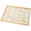 Creativ Company - Creativ Company Https://www.cchobby.nl/letterkralen-a-z-en-blanco-afm-8x8-mm-gatgrootte-3-mm-wit-750-div-1-doos