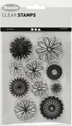 Creativ Company - Creativ Company Silicone stempels bloemen 1 vel