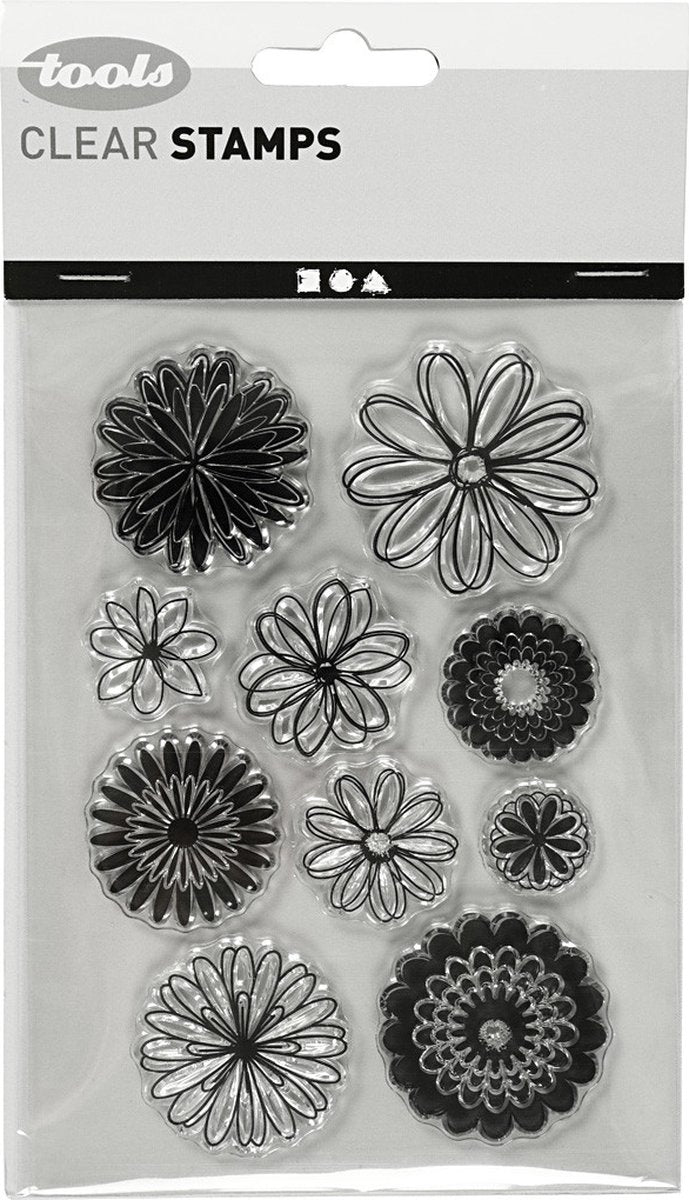 Creativ Company - Creativ Company Silicone stempels bloemen 1 vel