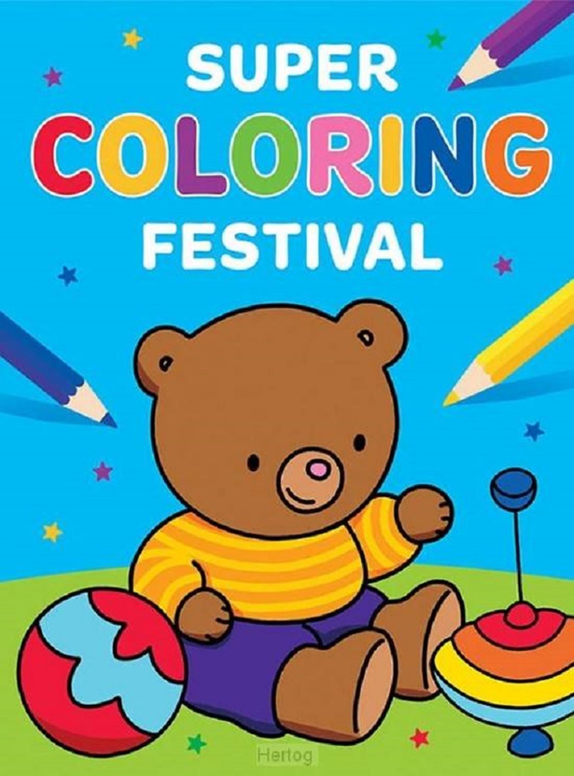 Deltas - Deltas Super coloring festival kleurboek