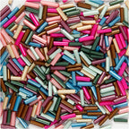 Creativ Company - Creativ Company Https://www.cchobby.nl/kralen-mix-l-6-mm-d-1-5-2-mm-gatgrootte-1-mm-metallic-kleuren-130-gr-1-doos