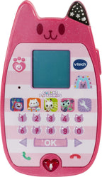 Vtech gabby smartphone - 4 kat-tastische spelletjes - bekijk vrolijke animaties - maak kennis met muziek, tellen vormen - educatief - vanaf 3 jaar