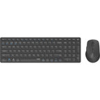 Rapoo 9700m draadloos multimode blade combo set donkergrijs qwerty us