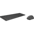 Rapoo 9700m draadloos multimode blade combo set donkergrijs qwerty us