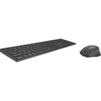 Rapoo 9800m draadloos multim. blade combo full size set donkergrijs qwerty us