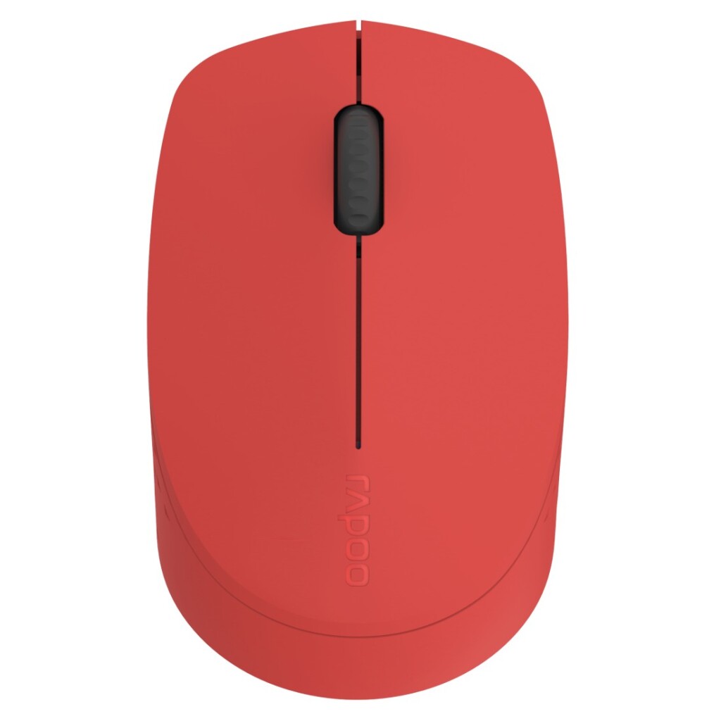 Rapoo m100 silent stille multimodus draadloze optische muis rood
