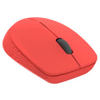 Rapoo m100 silent stille multimodus draadloze optische muis rood