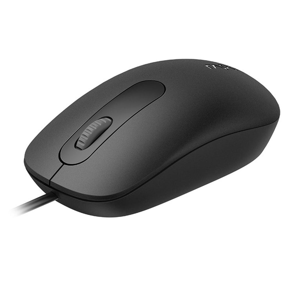 Rapoo muis bedraad zwart n200