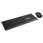 Rapoo 9500m multi-mode wireless optical combo set ui version black